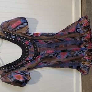 Plenty Tracey Reese Silk Studded Dress Size 0‎